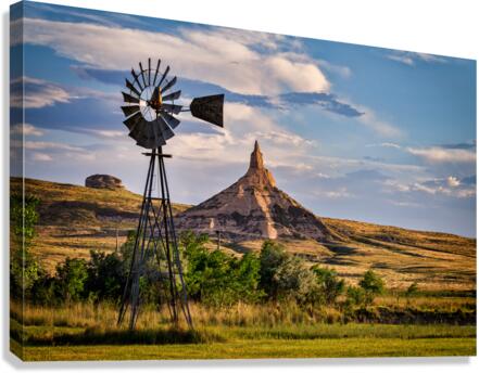Chimney Rock Canvas Print