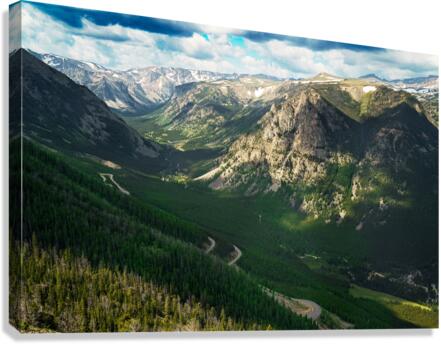 Hellroaring Canyon Canvas Print