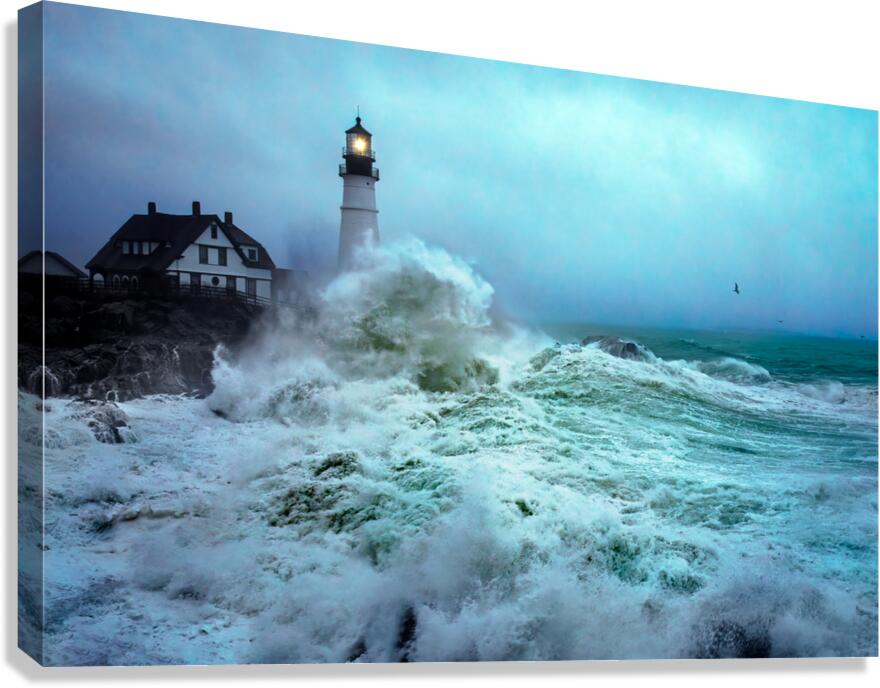 Neptunes Fury Canvas Print