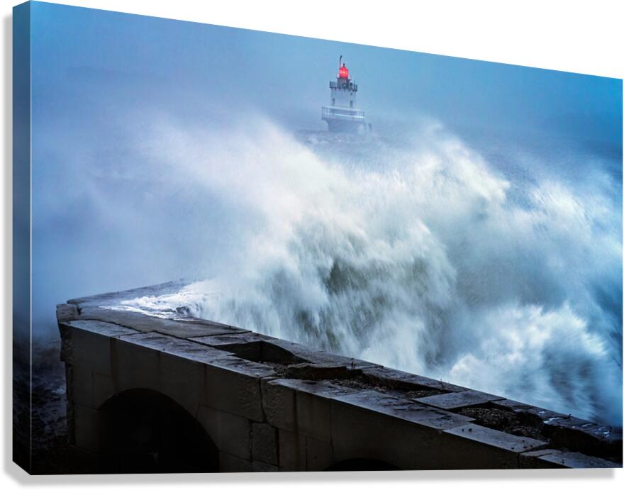 Poseidens Rage Canvas Print