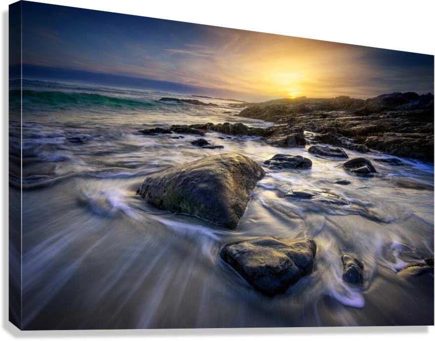 December Sunrise in Ogunquit Canvas Print