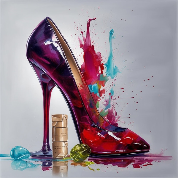A splash of wine by Curly