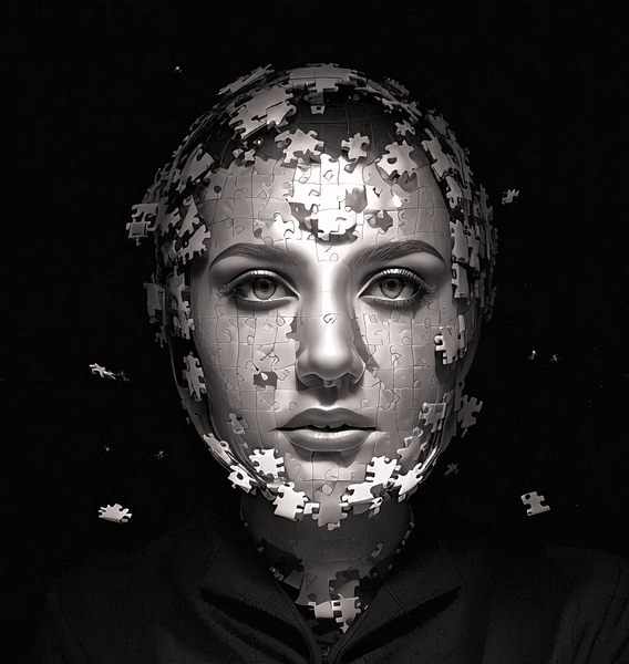 She s a puzzle Print