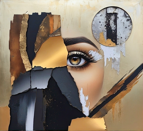 Eye and scraps 3000 Resize Print