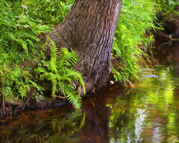 Abstract Close Up Paint 2 Print