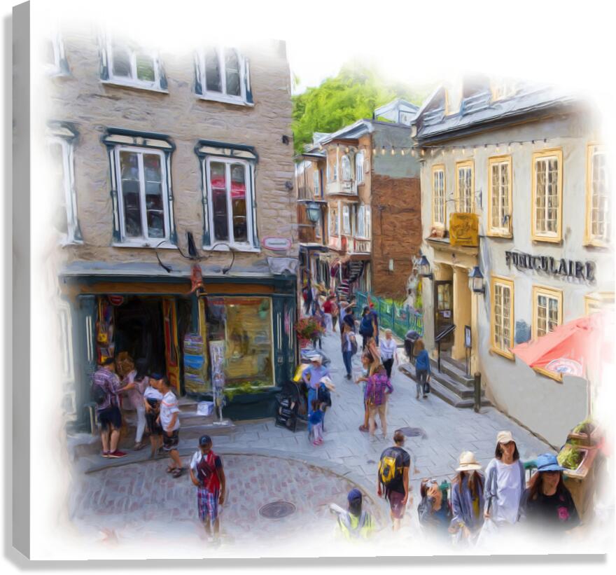 Old Quebec Canvas Print