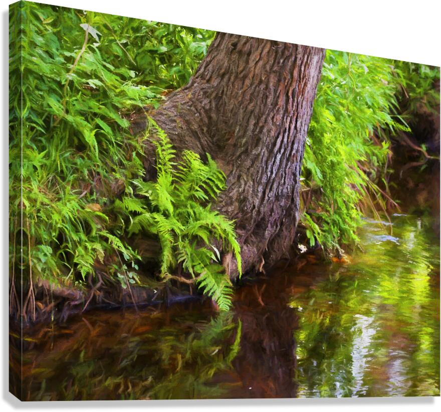 Abstract Close Up Paint 2 Canvas Print