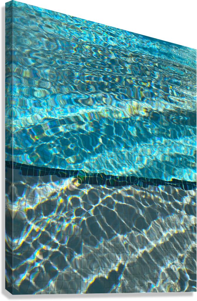Poolside Miami Canvas Print