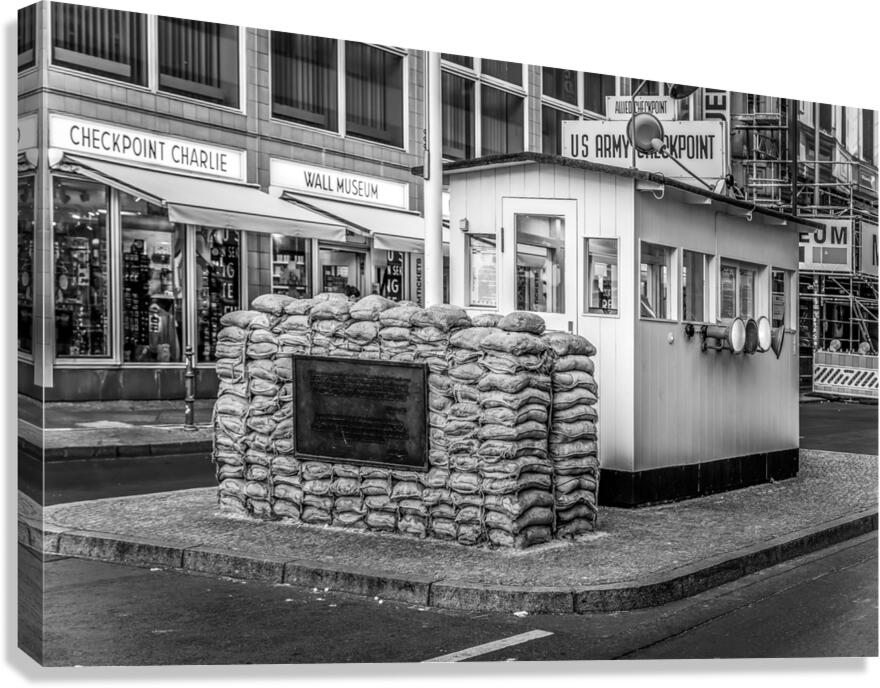 Berlin Checkpoint Charlie Canvas Print