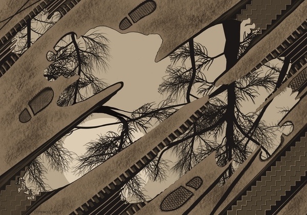 My puddle by Michelangelo cotroneio