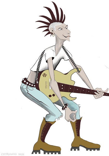 punk by Michelangelo cotroneio