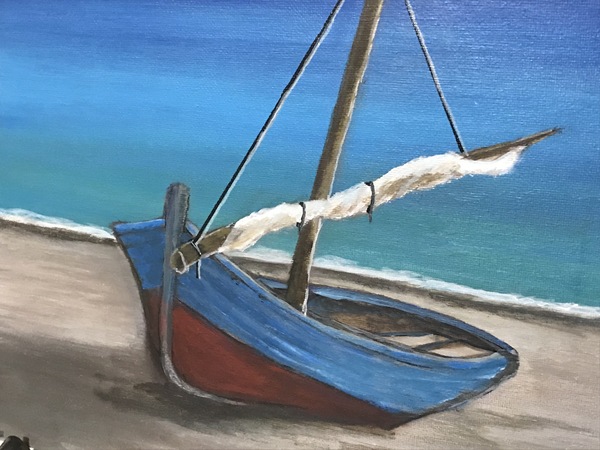 sail boat by Michelangelo cotroneio