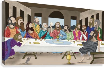 Last supper Canvas Print