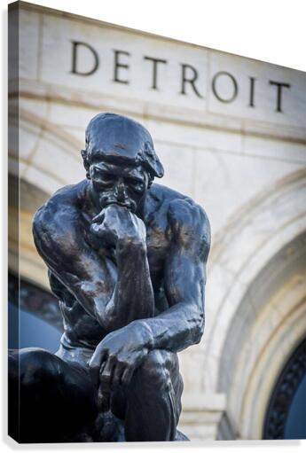 the thinker Canvas Print