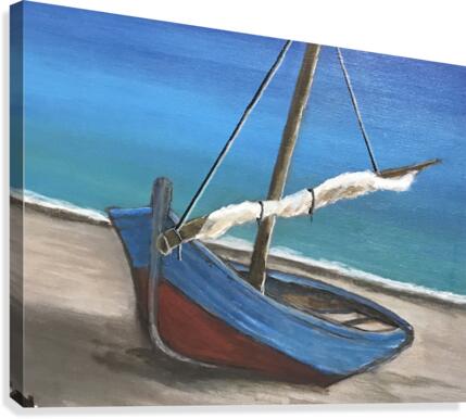 sail boat Canvas Print