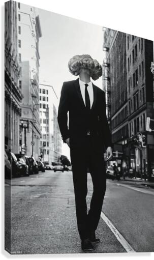 Explosive Executive  Canvas Print