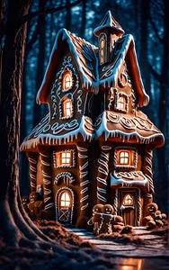 Forest and gingerbread