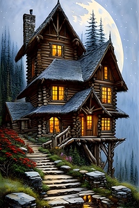 Log cabin country