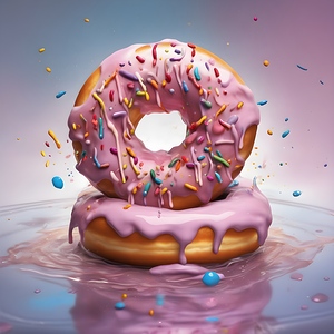  Pink Frosted Donut Dance