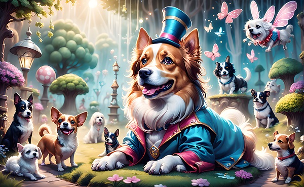Dog dreamland by Sen Tinel
