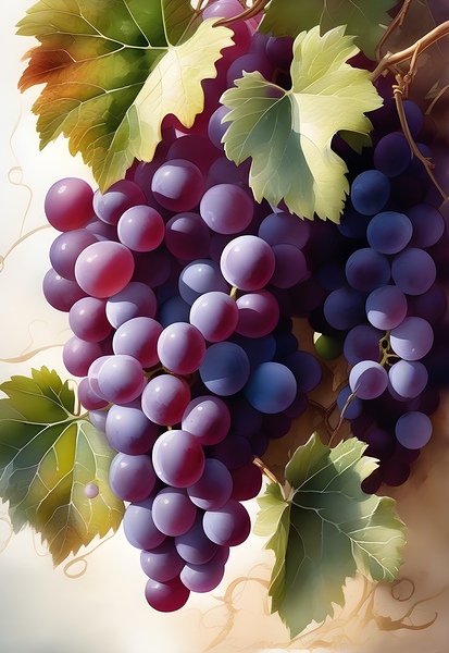 Lush vine Print