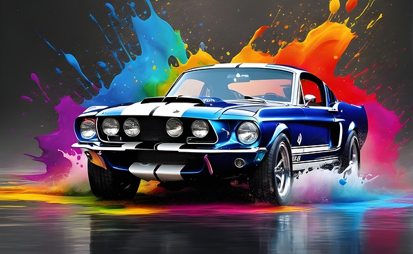 Stripes and splashes by Sen Tinel