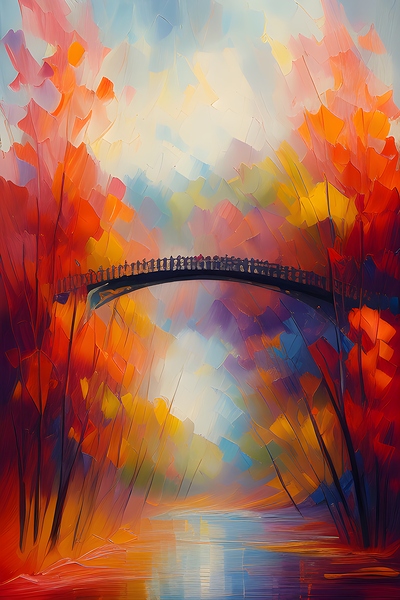 Bridge over yonda Print