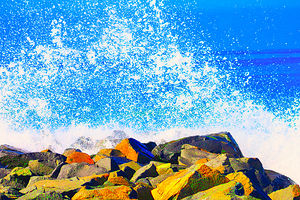 EXPLOSIVE SEA BREAKERS by Charles Herchert