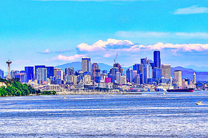 PORT SIDE CITY  by Charles Herchert