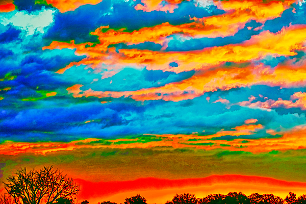 FIERY SUNRISE  Digital Download