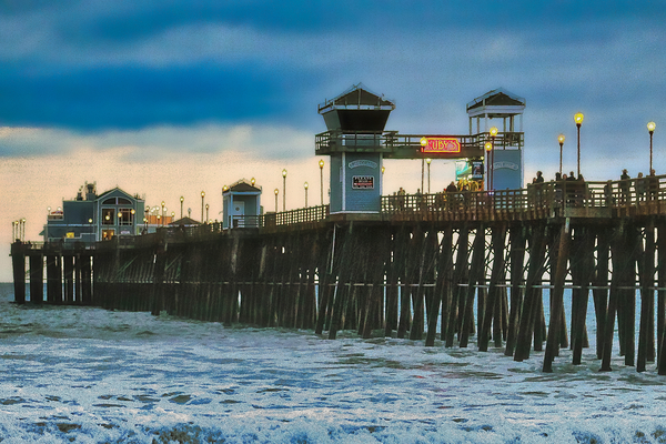 PIER TWILIGHT  Print