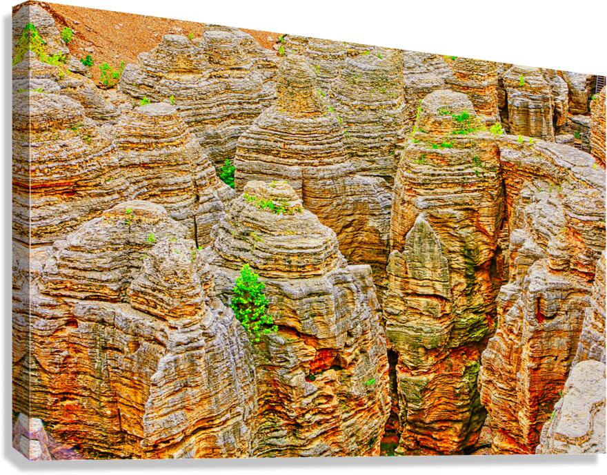 TOP OF THE ROCK  Canvas Print