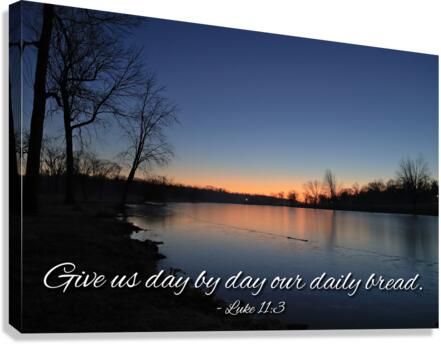 Daily Prayer Canvas Print