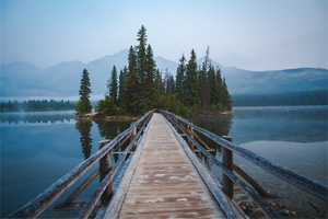 Pyramid Island Jasper National Park