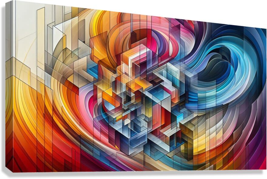 Dynamic Interplay Canvas Print