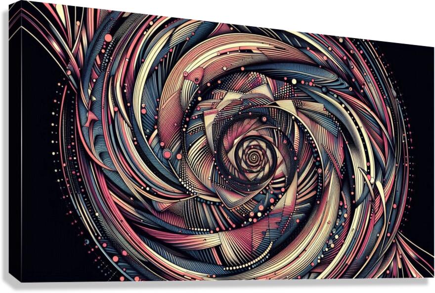 Spiral Harmony Canvas Print