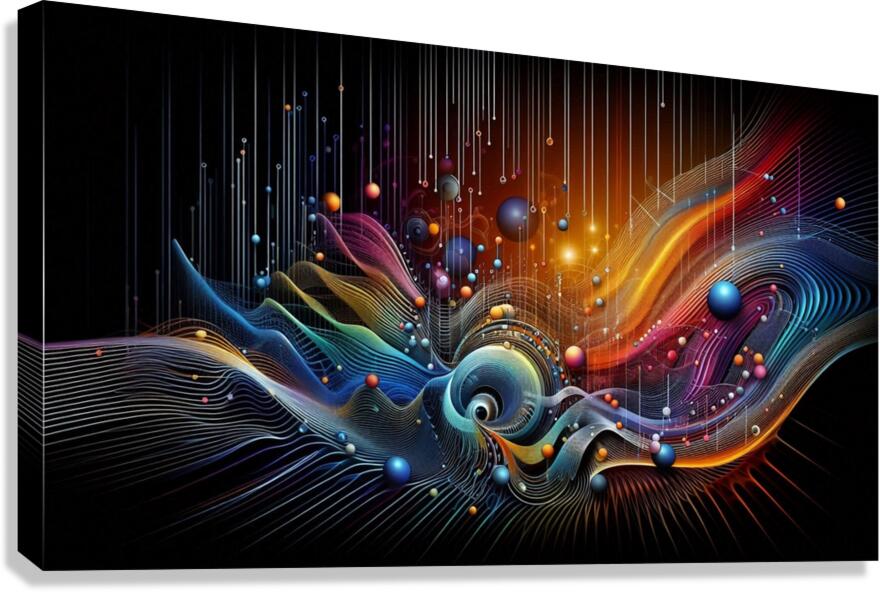Cosmic Symphony Canvas Print
