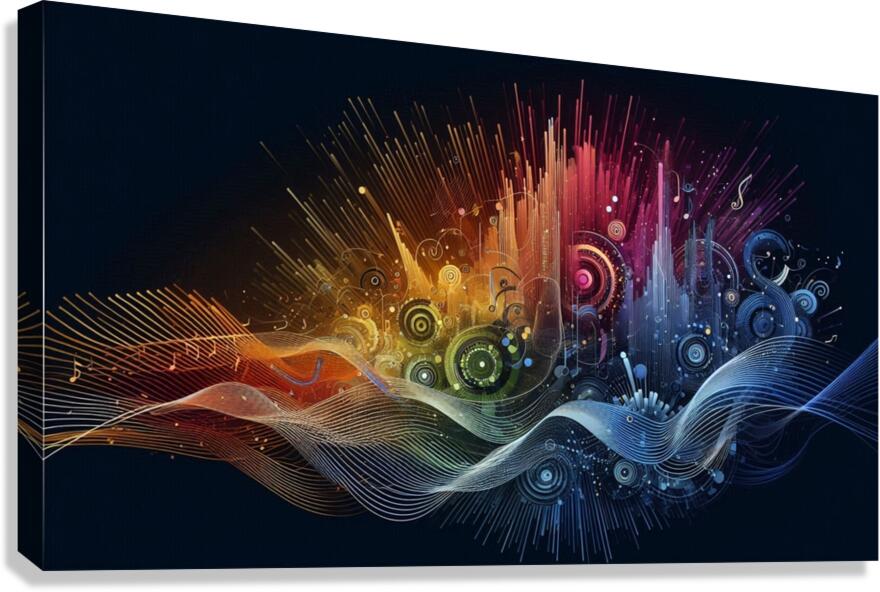 Harmonic Waves Canvas Print