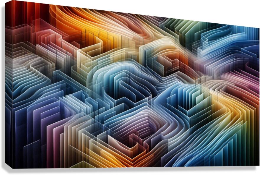 Fluid Dimensions Canvas Print