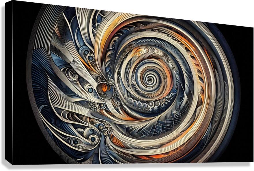 Spiral Dynamics Canvas Print