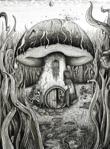 Boletus Abode Print