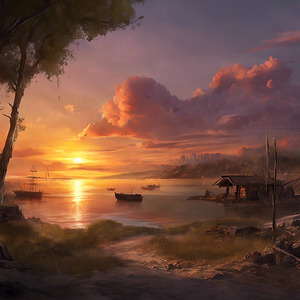 Discover breathtaking sunset paint art that captures the beauty of nature.