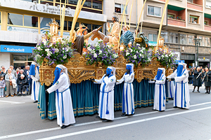 Zaragoza. Saragossa. Aragon. Spain.  Processions of the Easter Holy Week