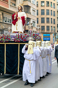 Zaragoza. Saragossa. Aragon. Spain.  Processions of the Easter Holy Week
