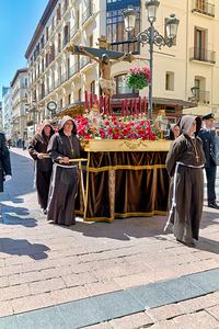 Zaragoza. Saragossa. Aragon. Spain.  Processions of the Easter Holy Week