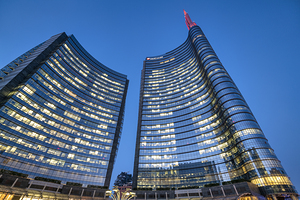 Milan Italy Porta Nuova District