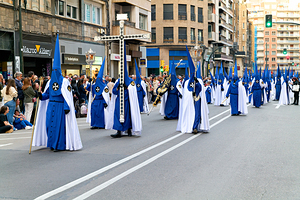 Zaragoza. Saragossa. Aragon. Spain.  Processions of the Easter Holy Week