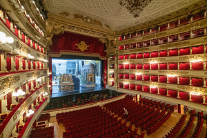 Milan Italy. Teatro alla Scala Opera House
