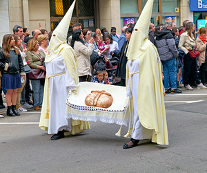 Zaragoza. Saragossa. Aragon. Spain.  Processions of the Easter Holy Week