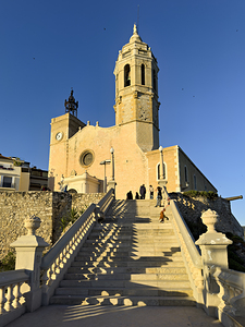 Sitges Catalunya Spain. Church esglesia de Sant Bartomeu i Santa Tecla